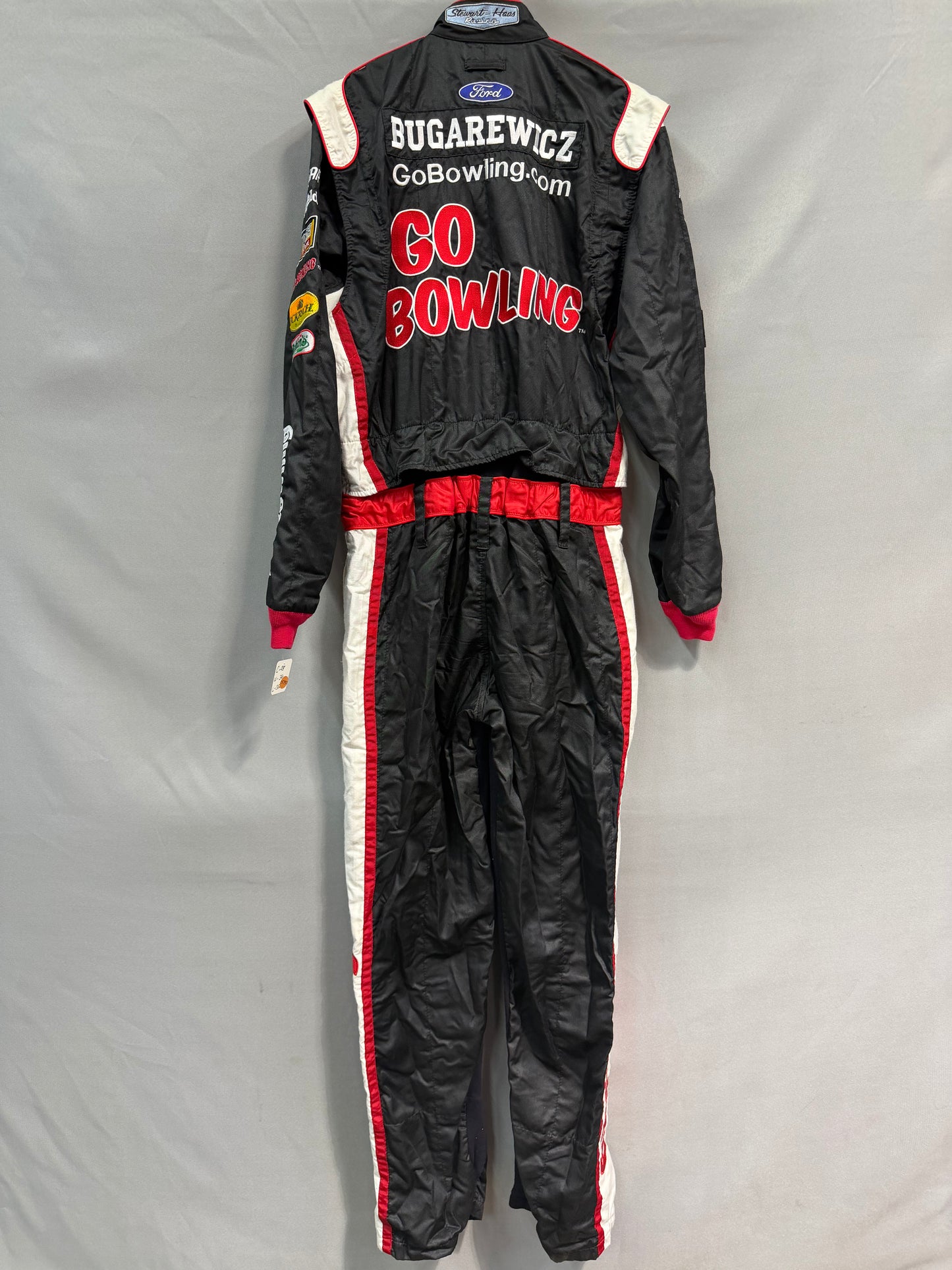 Aric Almirola #10 Go Bowling Nascar Crew Firesuit C-48 W-36 L-32