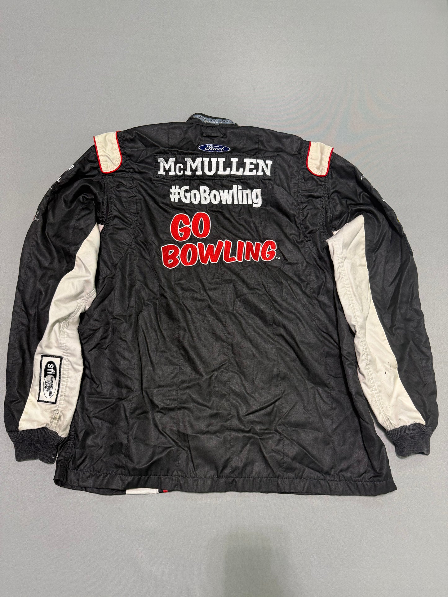 Aric Almirola #10 2018 Go Bowling Nascar 2 Piece Crew Firesuit C-52 W-32 L-34