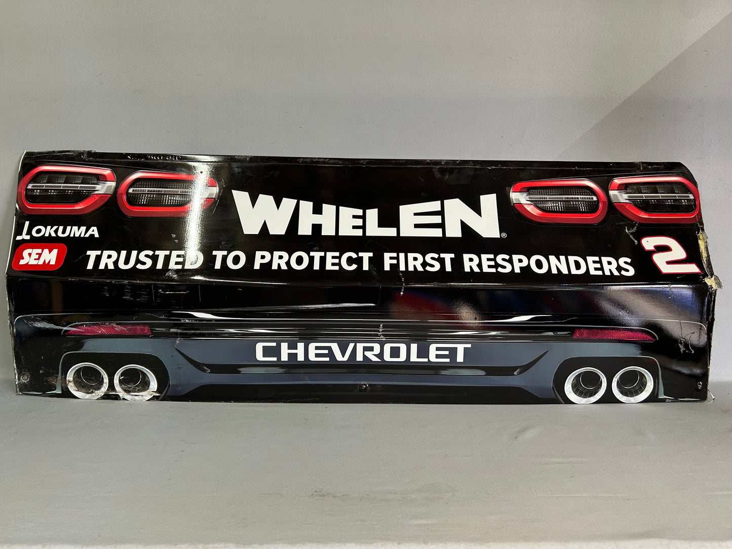 Jesse Love #2 2025 COTA Whelen Nascar Rear Bumper