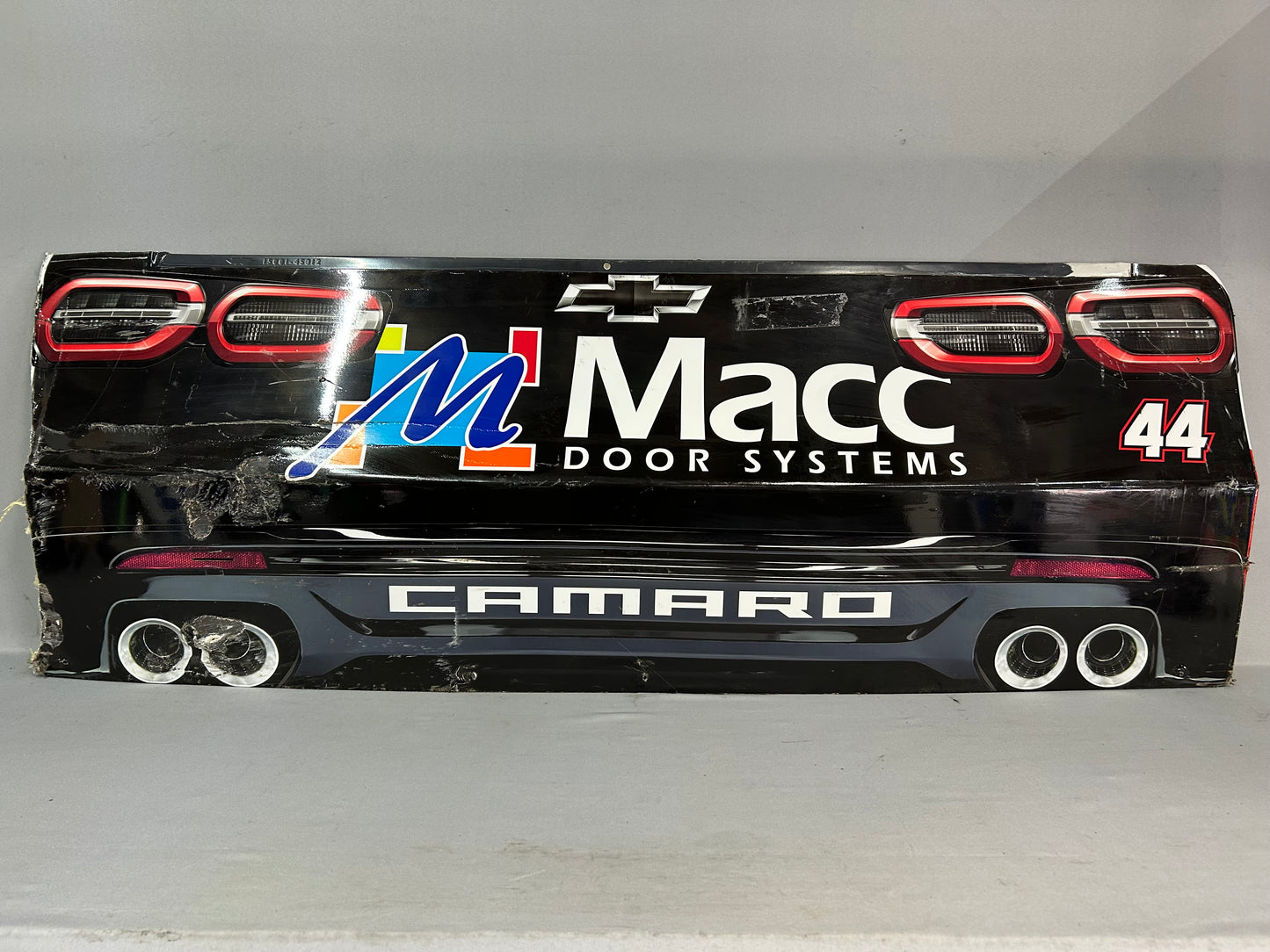 Brennan Poole #44 2024 Macc Door Systems Nascar Rear Bumper