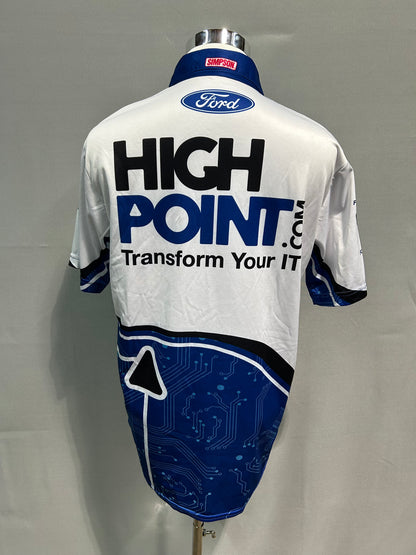 Chase Briscoe #14 High Point Nascar Crew Shirt Size Medium
