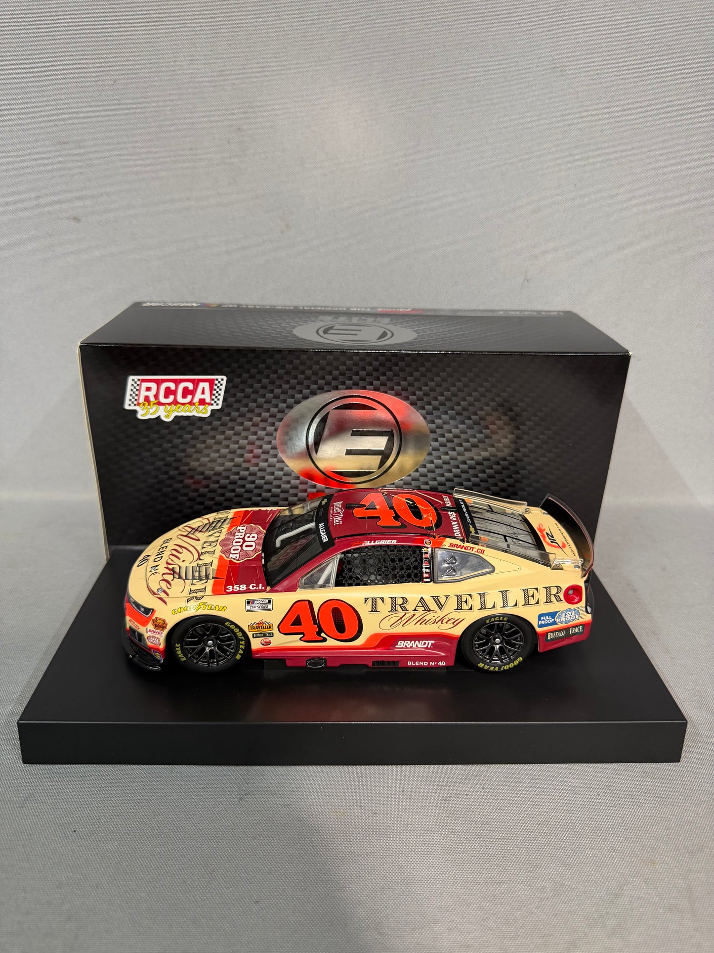 Justin Allgaier #40 2026 Traveller Whiskey Elite Nascar Diecast