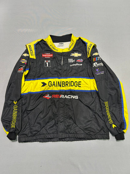 Nick Sanchez #2 2023 Gainbridge Nascar 2 Piece Crew Firesuit C-52 W-40 L-32