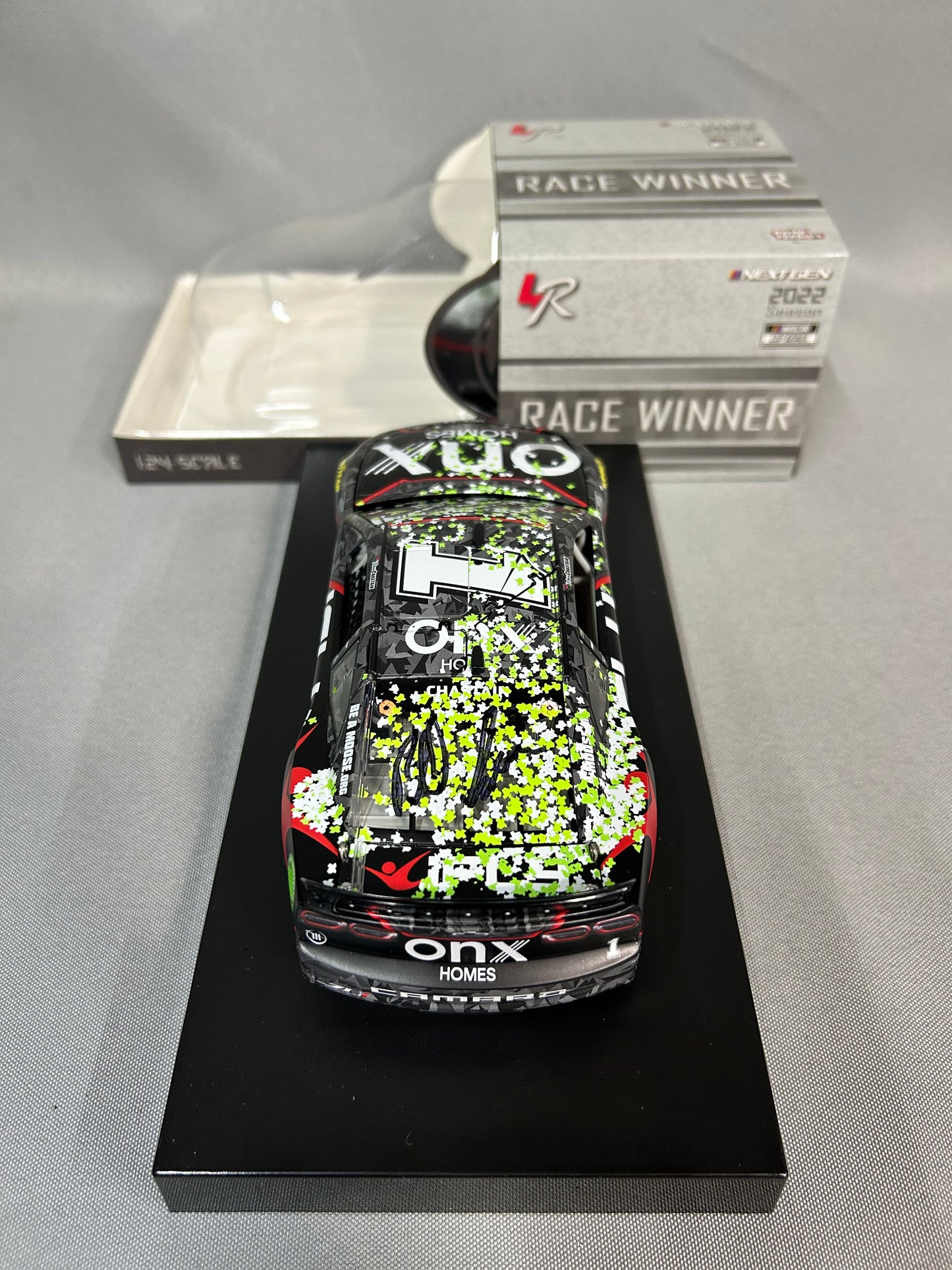Ross Chastain #1 2022 Dual Autographed IFly Cota Win Nascar Diecast