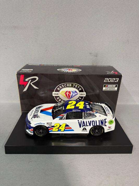 William Byron #24 2023 Valvoline Nascar Dual Autographed Diecast