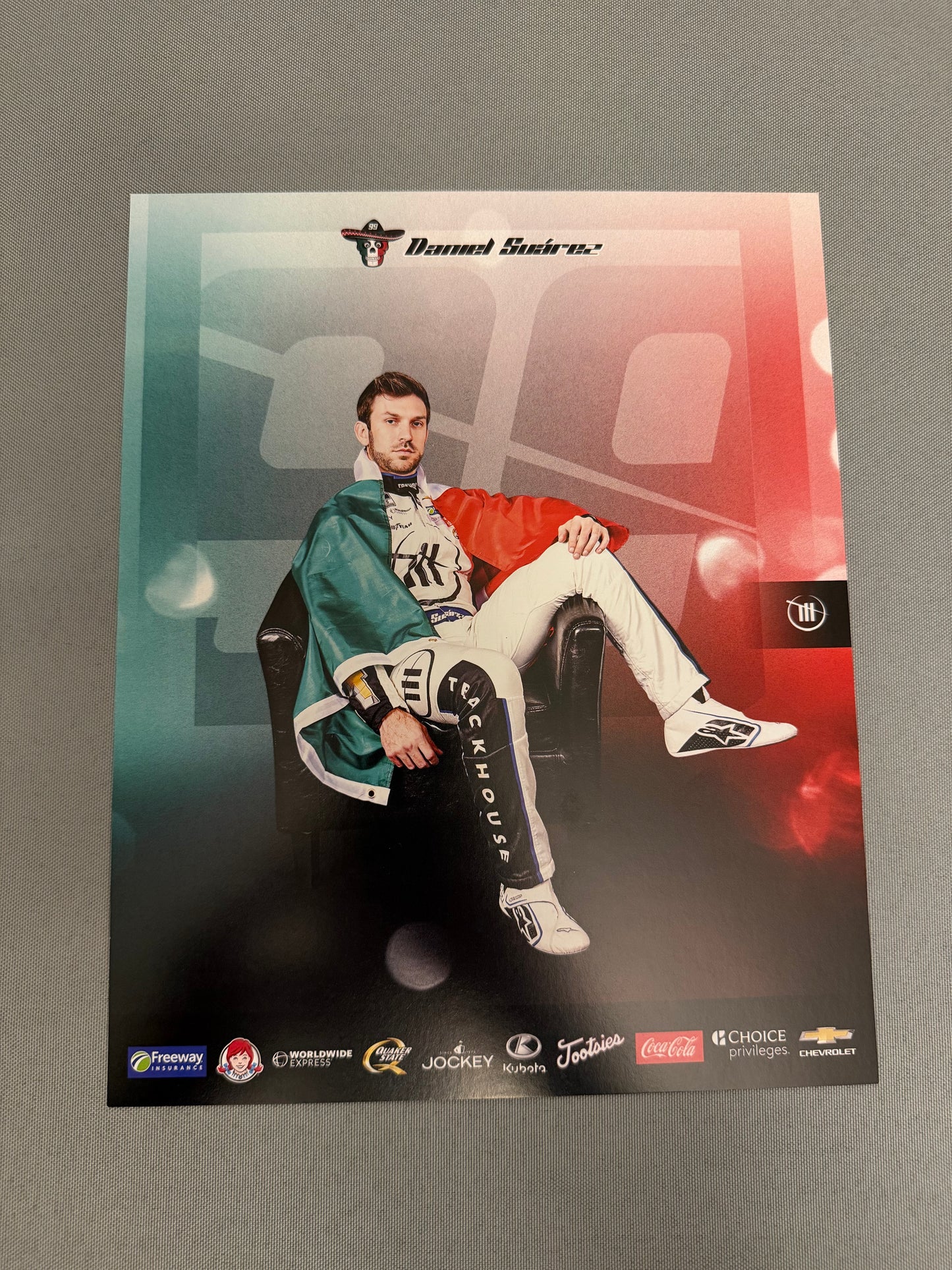 Daniel Suarez #99 Trackhouse Racing Nascar Hero Card