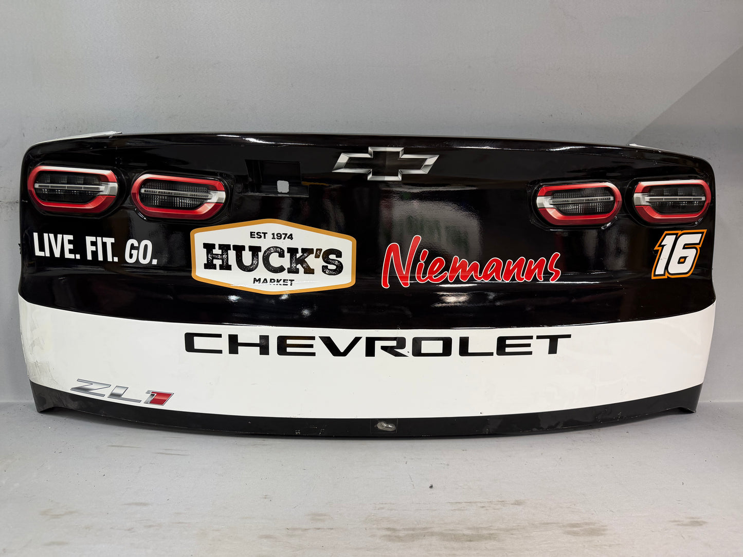 AJ Allmendinger #16 2026 Chicagoland Celsius Nascar Rear Bumper