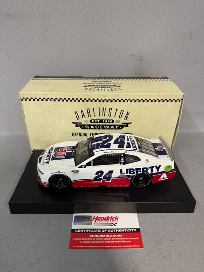 William Byron #24 2020 Liberty University Darlington Nascar Autographed Diecast