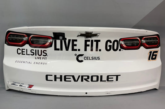 AJ Allmendinger #16 2025 Las Vegas Celsius Nascar Rear Bumper