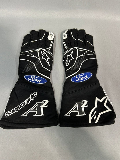 Aric Almirola #10 2022 Autographed Alpine Star Nascar Driver Gloves