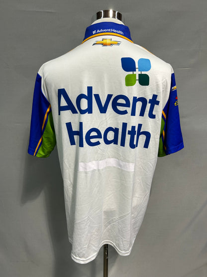 Kyle Larson #42 Advent Health Nascar Crew Shirt Size