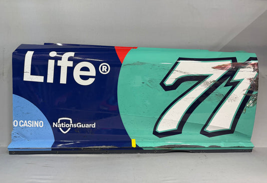 Michael McDowell #71 2026 Darlington 1 Delaware Life Nascar Door Panel