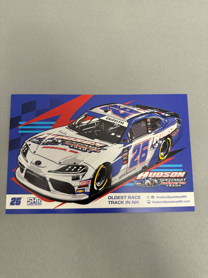 Derek Griffith #26 2022 Hudson Speedway Nascar Hero Card