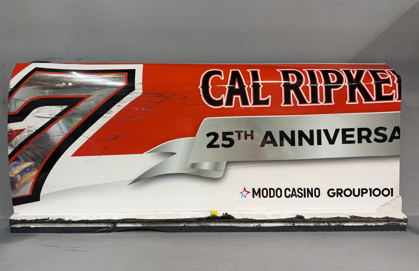 Daniel Suarez #7 2026 Bowman Gray Clash Cal Ripken Foundation Nascar Door Panel