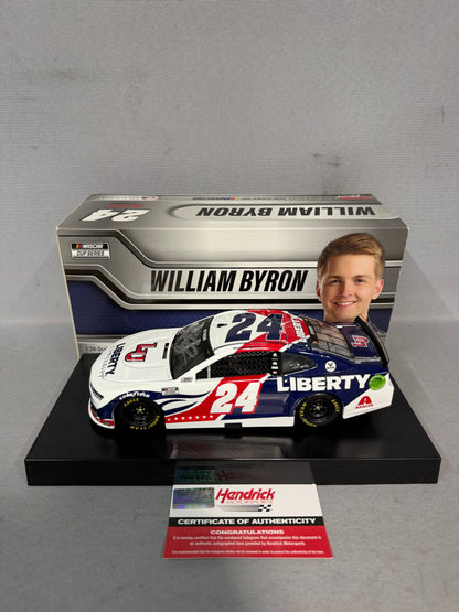 William Byron #24 2021 Liberty University Nascar Autographed Diecast