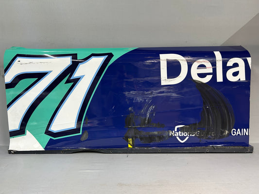 Michael McDowell #71 2025 Atlanta Delaware Life Nascar Door Panel