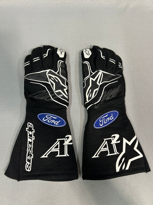 Aric Almirola #10 2023 Autographed Alpine Star Nascar Driver Gloves