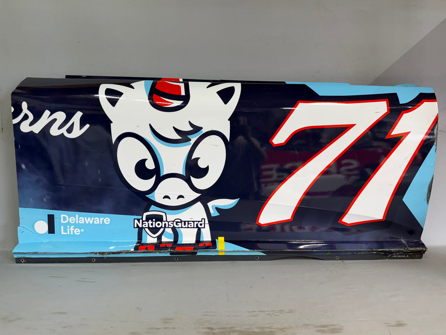 Michael McDowell #71 2026 San Diego Defense Unicorns Nascar Door Panel