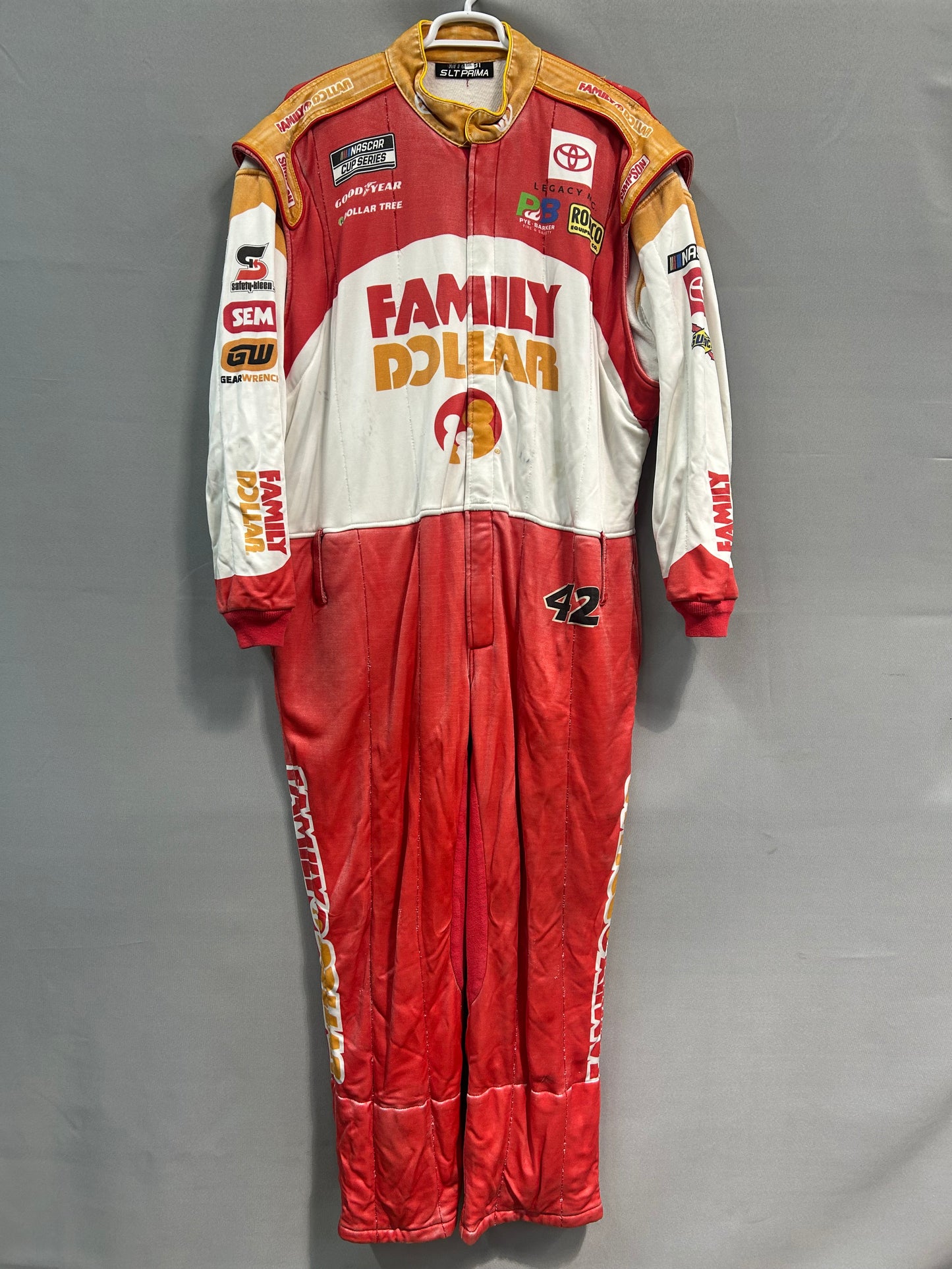 John Hunter Nemechek #42 2024 Family Dollar Nascar Crew Firesuit C-60 W-52 L-31
