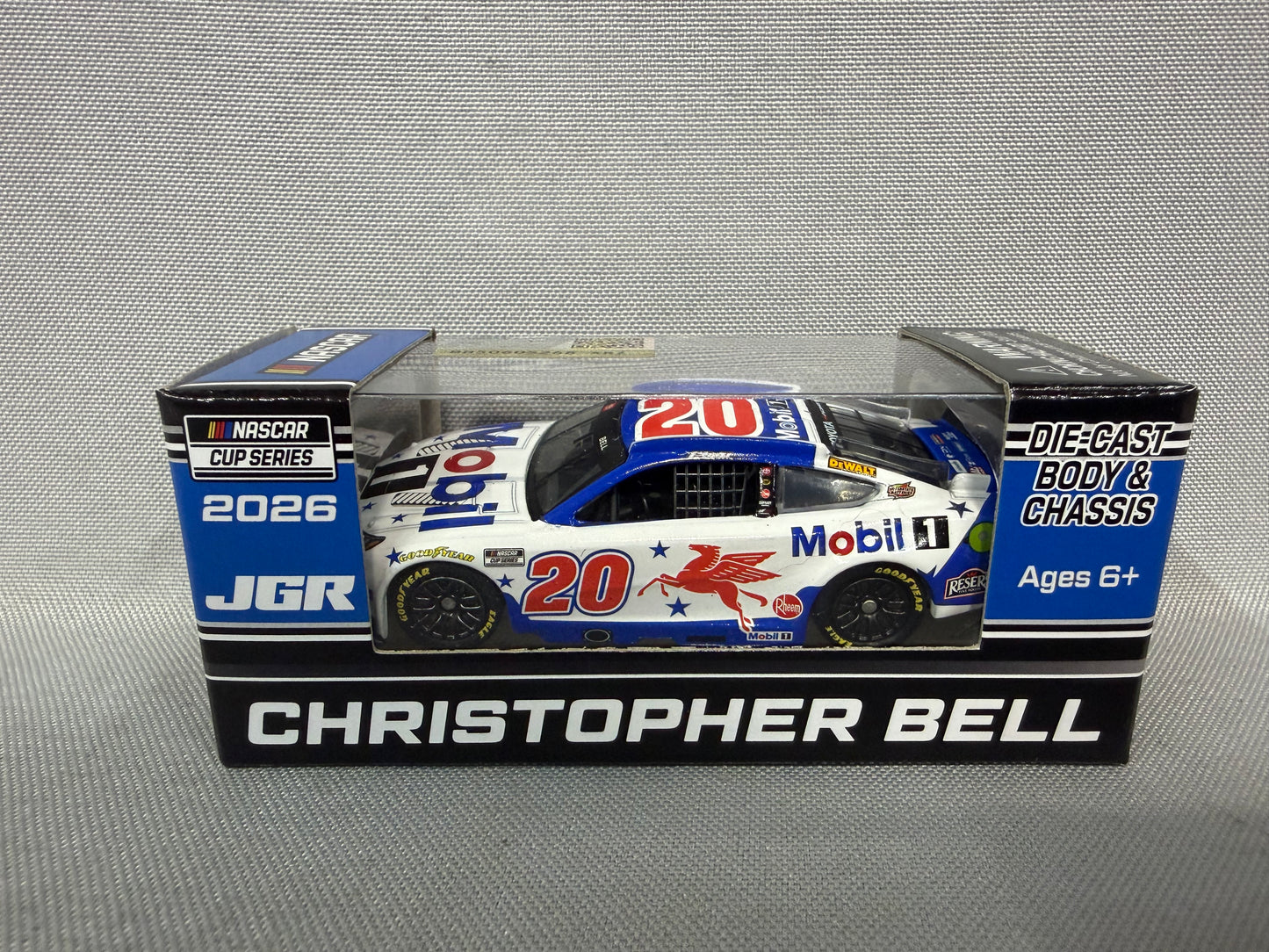 Christopher Bell #20 2026 Mobil 1 Nascar 1/64 Diecast