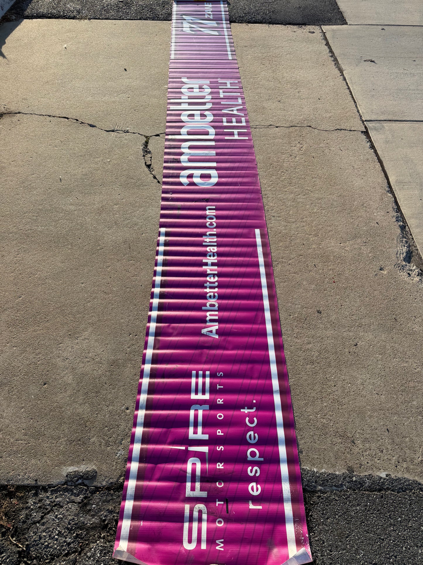 Zane Smith #71 2024 Ambetter Health Nascar Pit Wall Banner