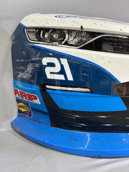 Austin Hill #21 2025 Indianapolis Bennett Transportation Nascar Front Nose