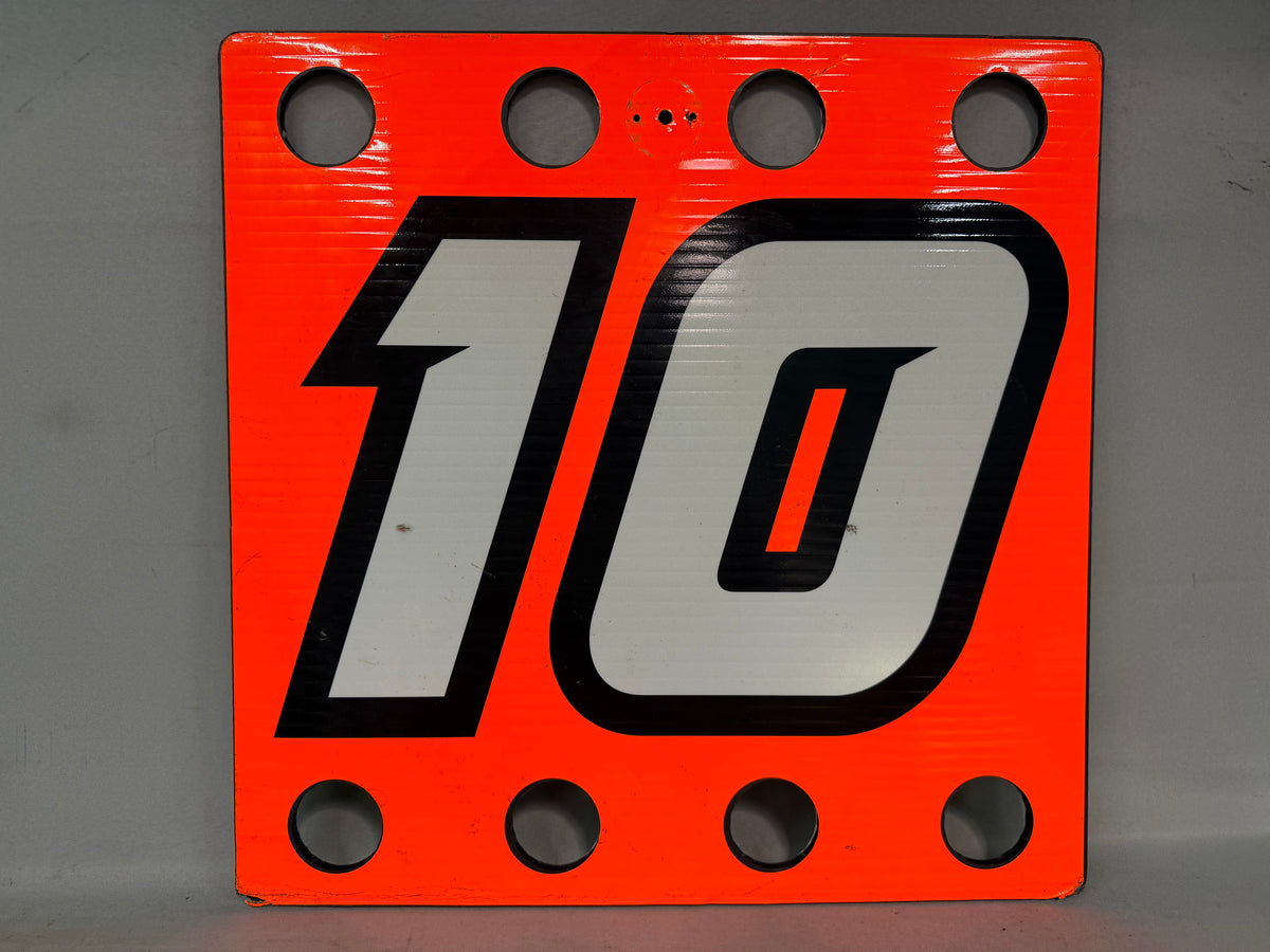 Daniel Dye #10 2026 Daytona 1 Ram Nascar Pit Board