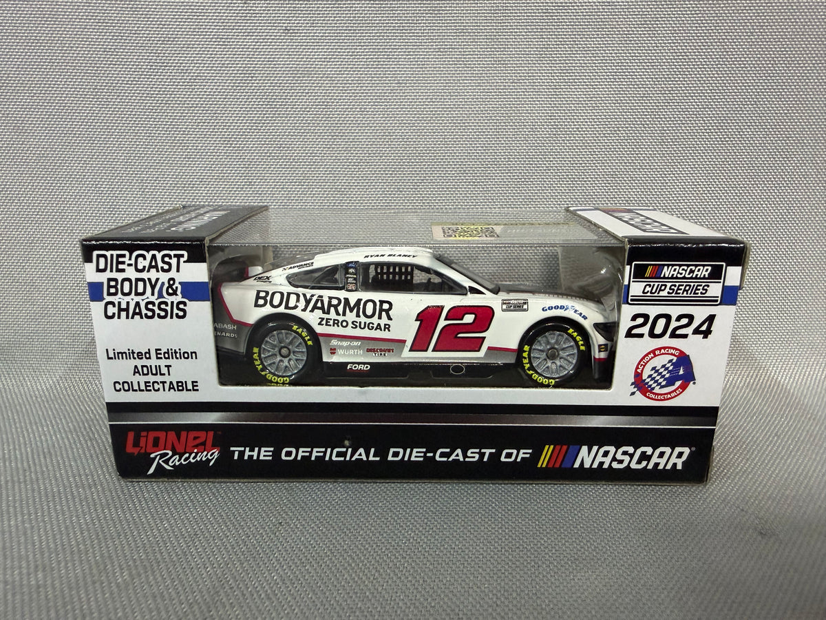 Ryan Blaney 2024 Body Armor Zero Sugar Nascar 1/64 Diecast Chassis Diecast