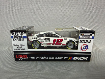 Ryan Blaney 2024 Body Armor Zero Sugar Nascar 1/64 Diecast Chassis Diecast