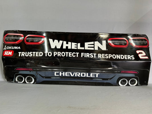 Jesse Love #2 2025 Martinsville Whelen Nascar Rear Bumper