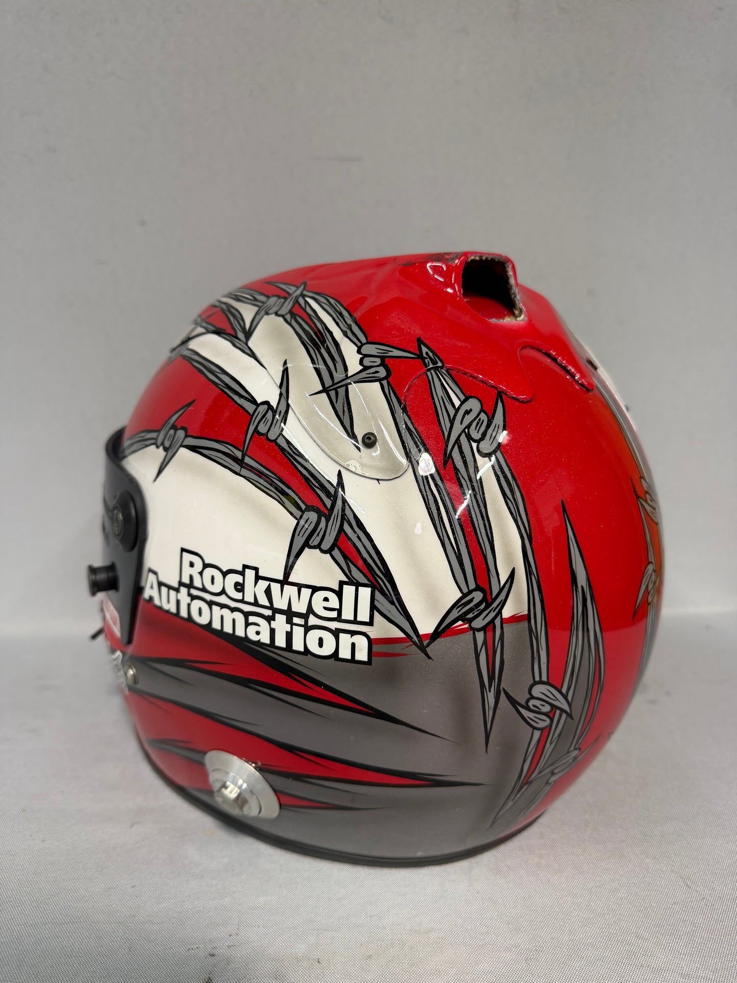 Aric Almirola #18 2007 Rockwell Automation Nascar Driver Helmet