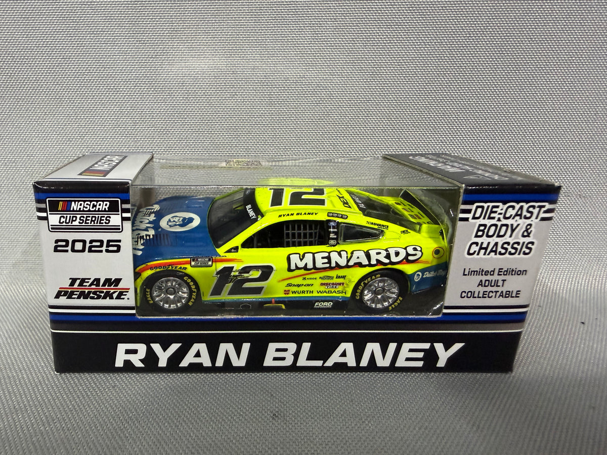 Ryan Blaney #12 2025 Phoenix Win Menards Dutch Boy Nascar 1/64 Diecast