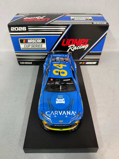 Jimmie Johnson #84 2026 Daytona 500 Carvana Nascar Autographed Diecast