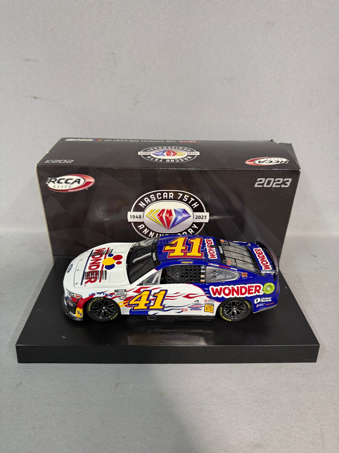 Ryan Preece #41 2023 Wonderbread Elite Nascar Diecast