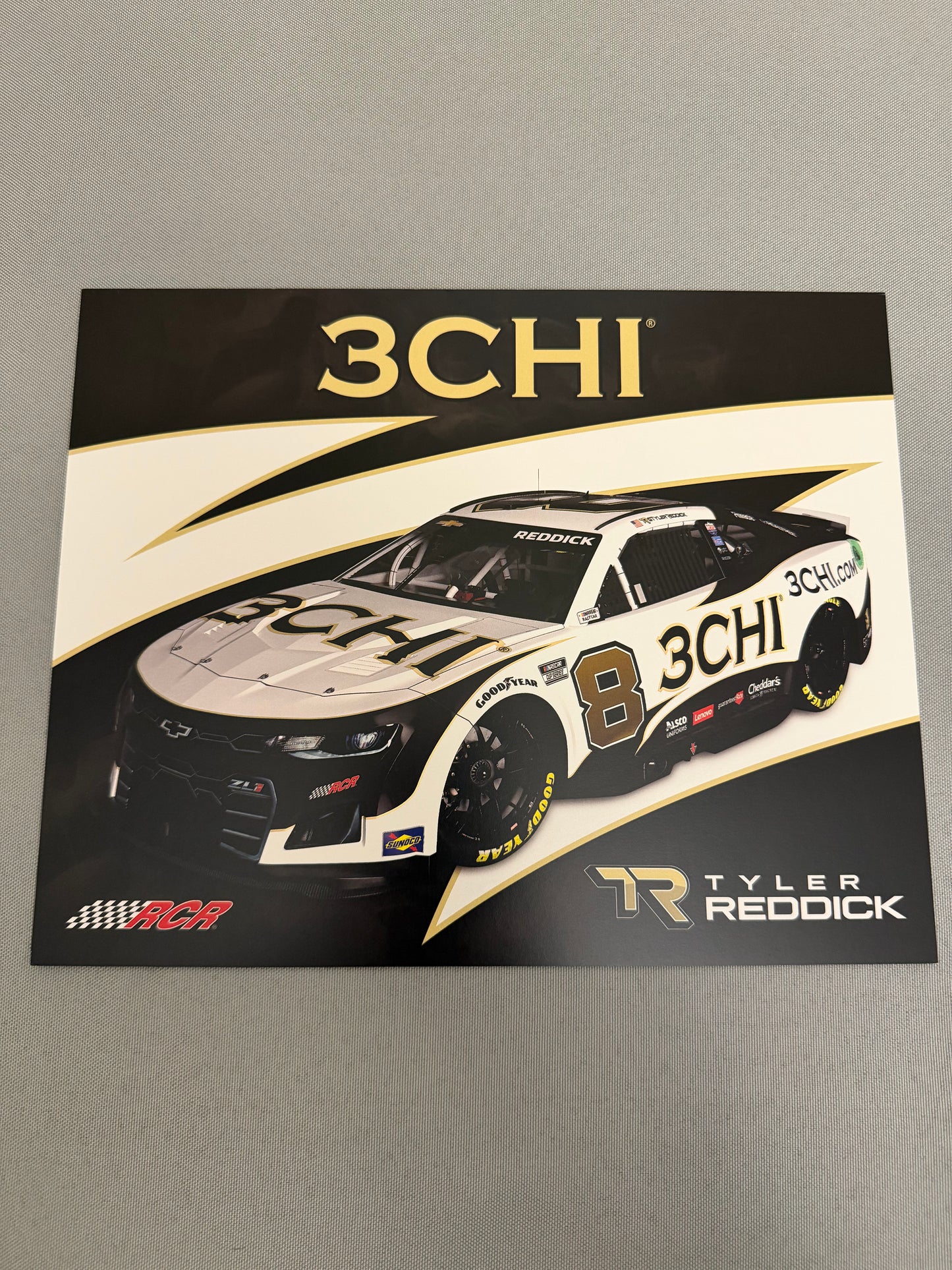 Tyler Reddick #8 2022 3 Chi Nascar Hero Card