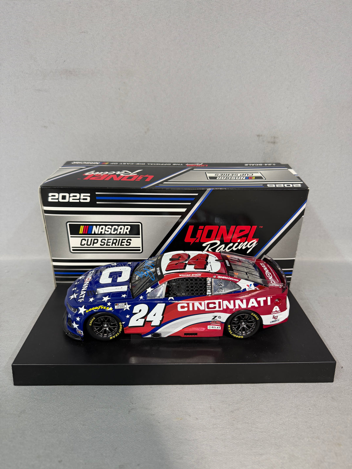William Byron #24 2025 Cincinnati Nascar Autographed Diecast