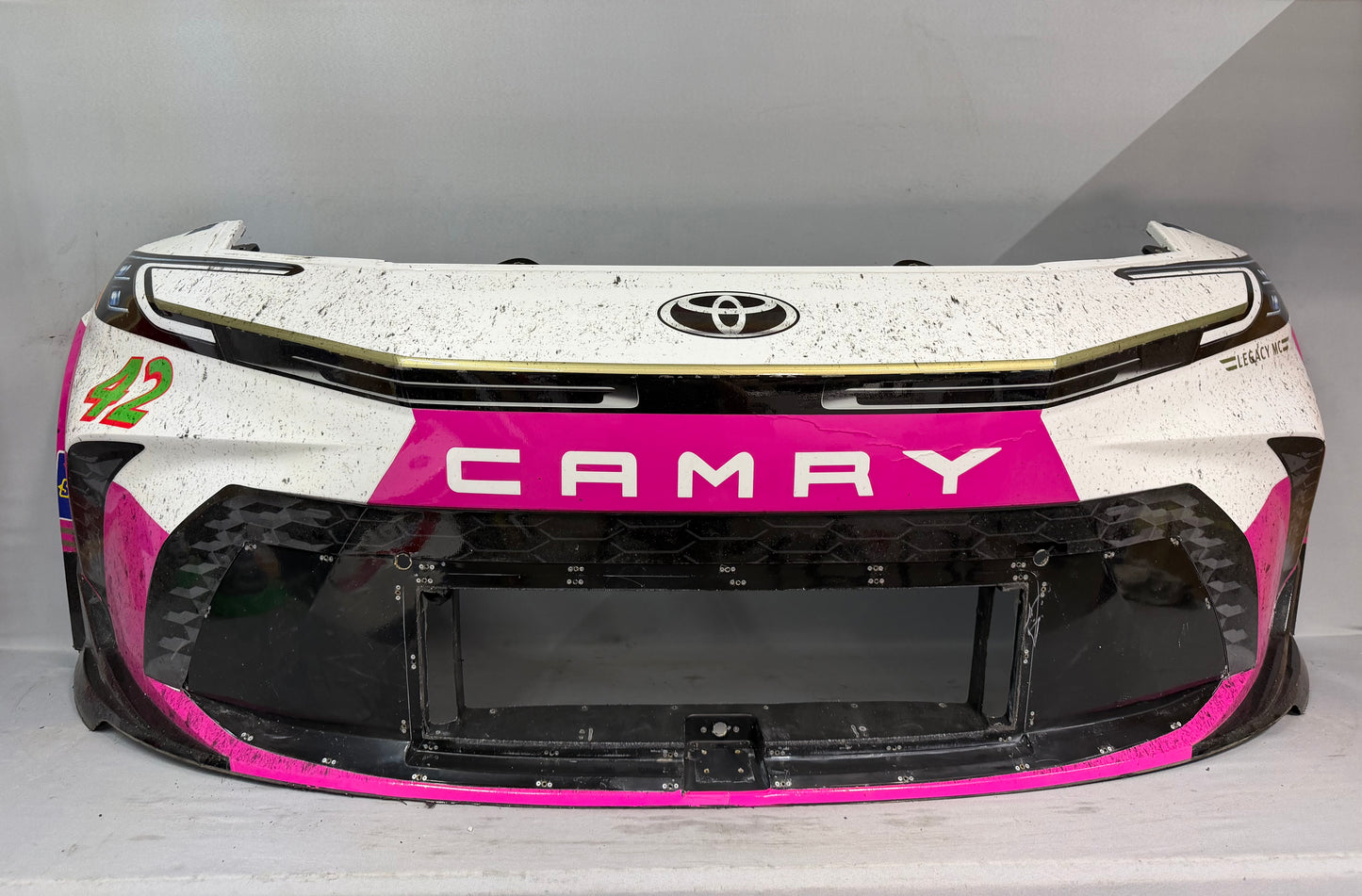 John Hunter Nemechek #42 2025 Las Vegas Pye Barker Nascar Front Nose