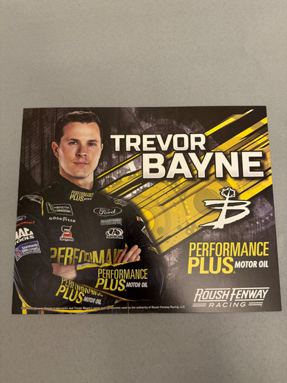 Trevor Bayne #6 2017 Performance Plus Nascar Hero Card
