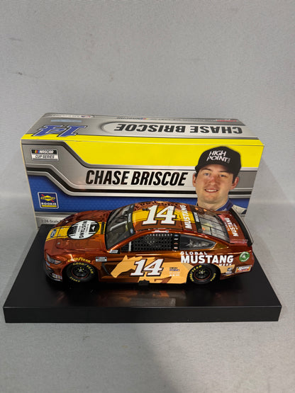 Chase Briscoe #14 2021 Ford Global Mustang Week Color Chrome Nascar Diecast