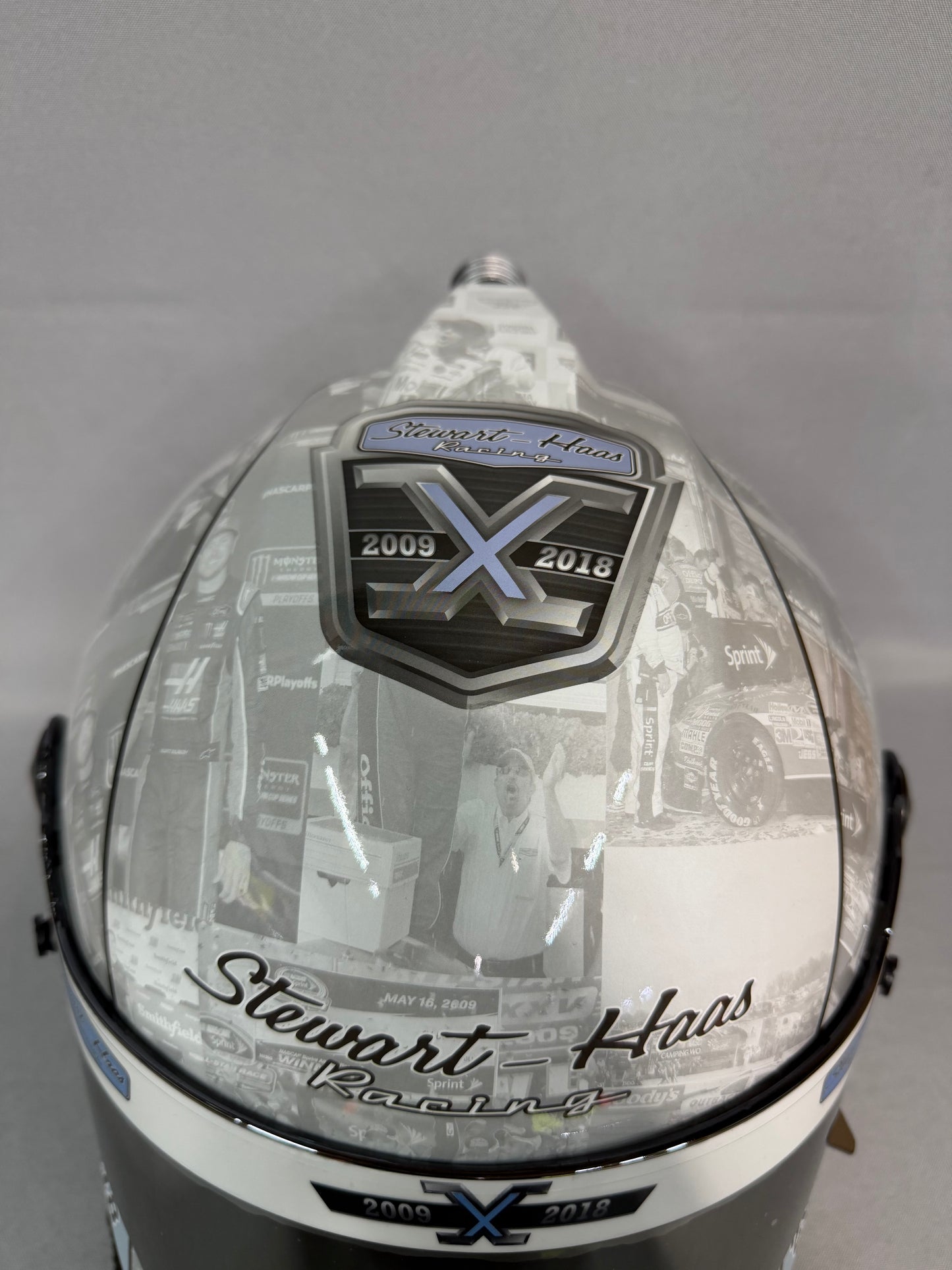Stewart Haas Racing 2018 10th Anniversary Nascar Replica Helmet