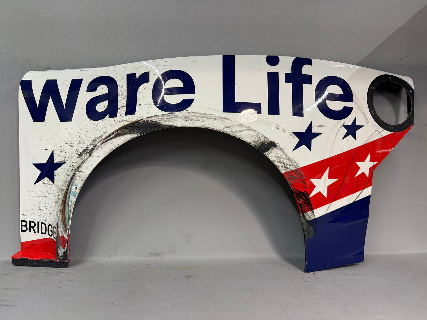 Michael McDowell #71 2025 Charlotte Delaware Life Nascar Quarter Panel