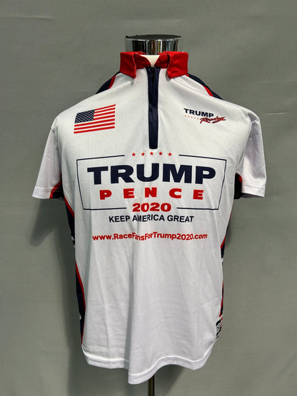 Tim Viens #03 Trump Pence 2020 Nascar Crew Shirt Size XS