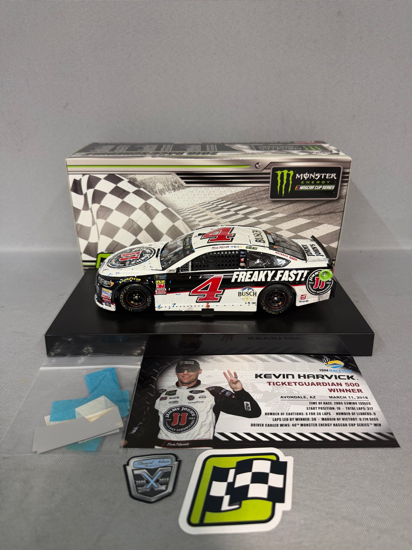 Kevin Harvick #4 2018 Jimmy John’s ISM Win Nascar Diecast
