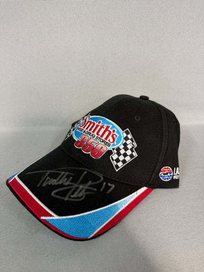 Timothy Peters #17 2013 Las Vegas Smiths Food 350 Nascar Autographed Victory Lane Hat