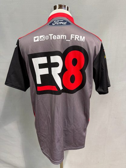 Michael McDowell #34 2021 FR8 Auctions Nascar Crew Shirt Size Large