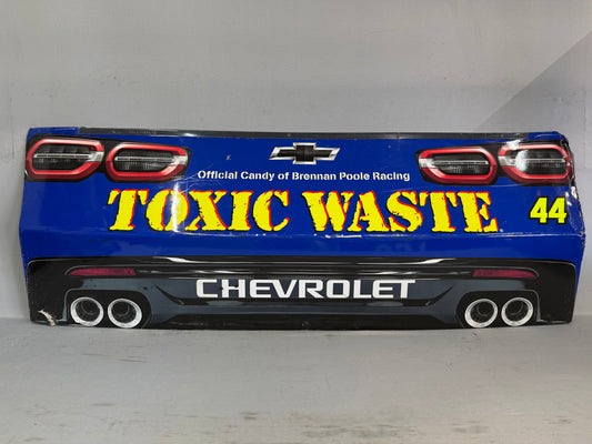 Brennan Poole #44 2025 Bristol Toxic Waste Nascar Rear Bumper