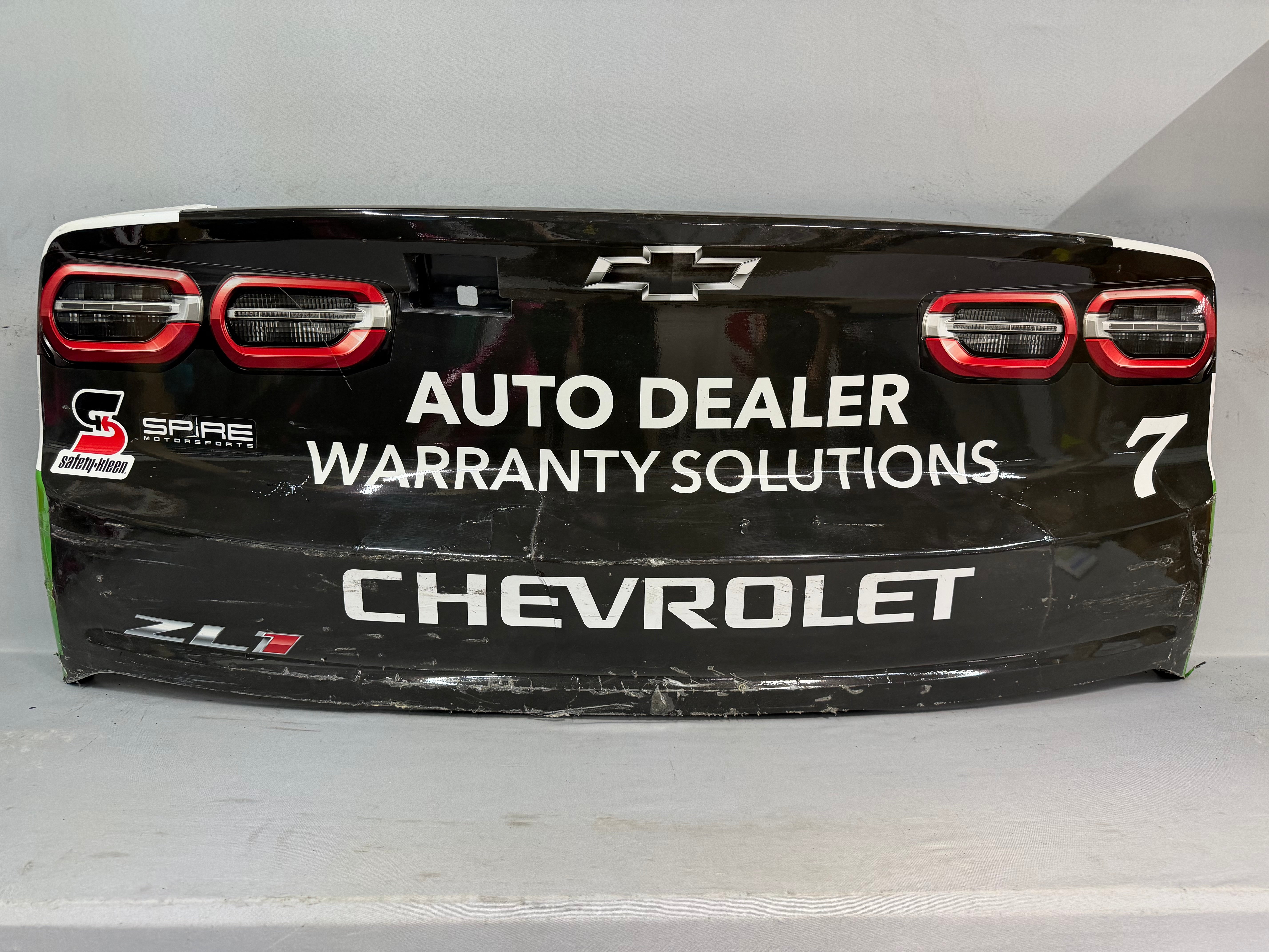 Justin Haley Modified Justin Haley #7 2025 Bristol Nations Guard Nascar Rear Bumper – Race ...