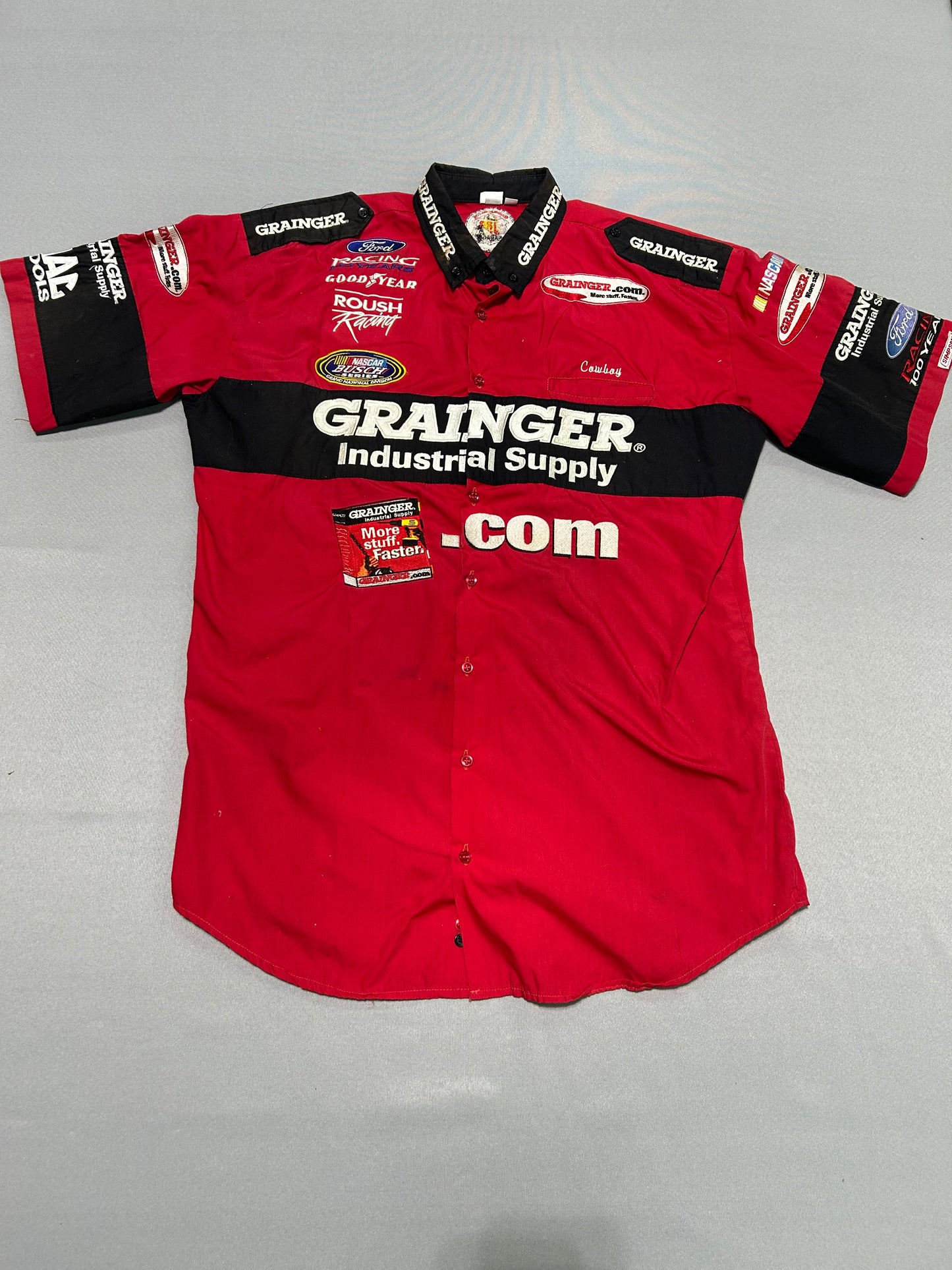 Greg Biffle Grainger Industrial Supply Nascar Crew Shirt and Pants