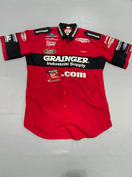 Greg Biffle Grainger Industrial Supply Nascar Crew Shirt and Pants