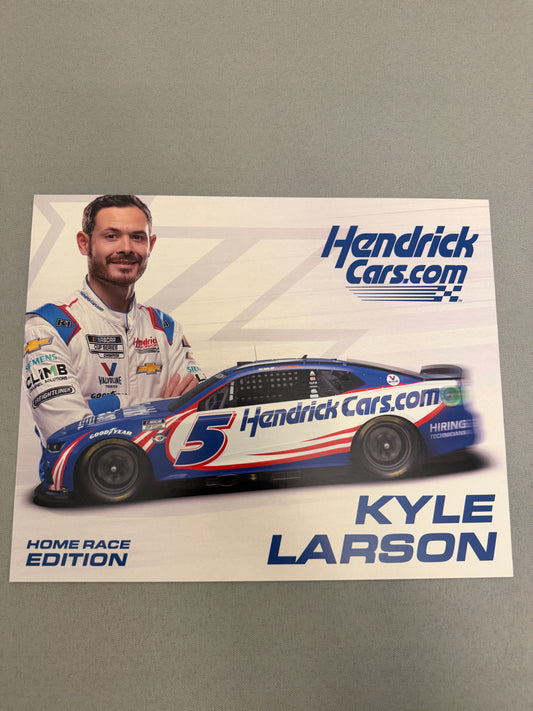 Kyle Larson #5 2023 Hendrick Cars Home Edition Nascar Hero Card